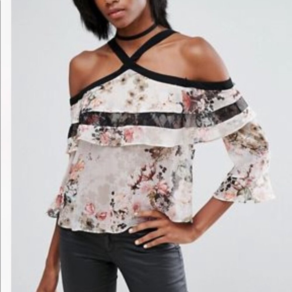 river island floral top